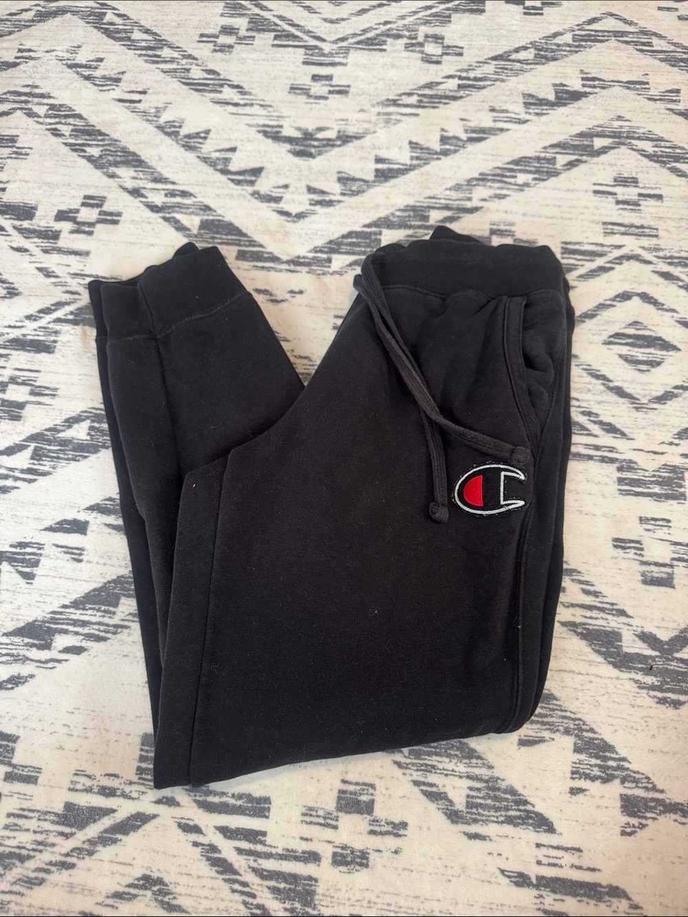 Black Champion Joggers